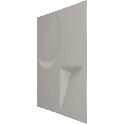 Ekena Millwork 11 7/8"W x 11 7/8"H Apollo EnduraWall Decorative 3D Wall Panel, Aluminum (Covers 0.98 Sq. Ft.