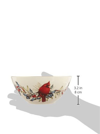 Lenox Winter Greetings 12 Piece Set Bowl, Medium Ivory
