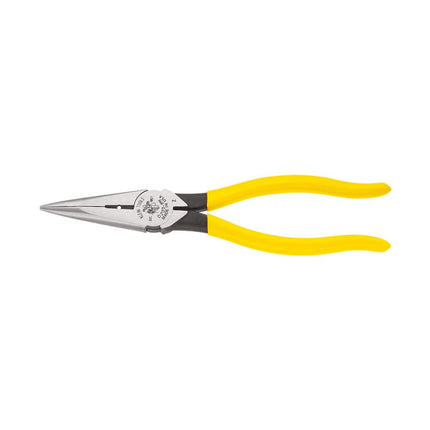 Long Nose Side Cutting and Wire Stripping Pliers, Heavy Duty, 20 cm Klein Tools D203-8N