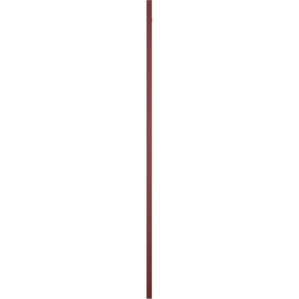Ekena Millwork LL1C12X02400BD 12" W x 24" H Open Shutters with Center Slits Lifetime Vinyl Top with Fastener (Pair) Bordeaux