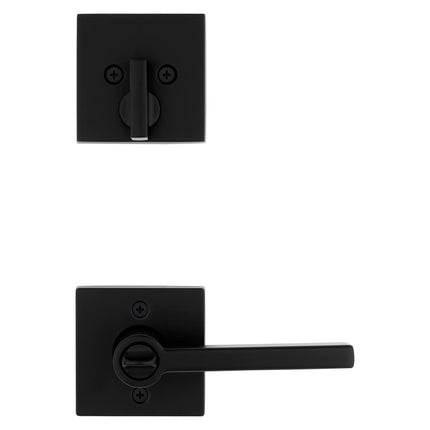 Kwikset 99910-068 Halifax Deadbolt Combo Pack, Matte Black, No Size
