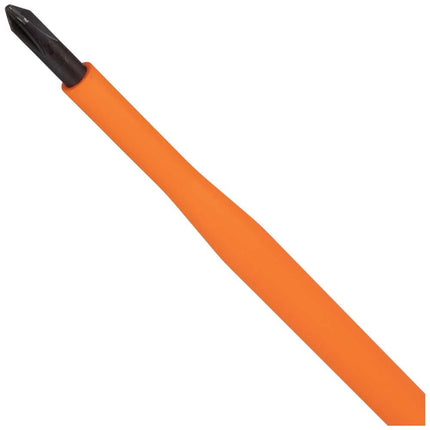 Klein Tools 6856INS Insulated Screwdriver, Made in USA, 1000V #1 Phillips Tip Screwdriver with 6-Inch Shank, Tip-Ident, Cushion-Grip Handle