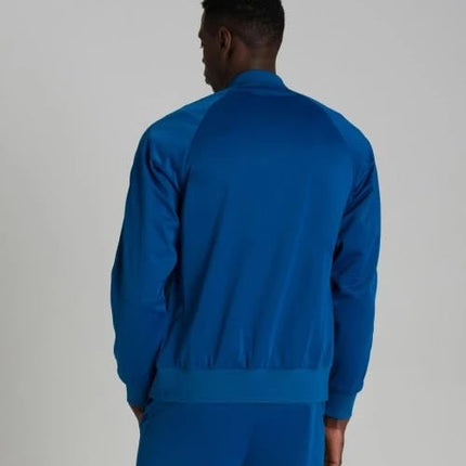 Arena Men's Team Relax IV Track Jacket Front Zip Side Pockets Warm-Up Top Lightweight Athletic Retro Cool Bomber Jacket