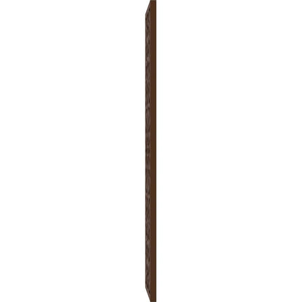 Buel Decorative Pierced Fretwork Wood Wall Panels, 9 3/8"W x 24 3/8"H x 3/8"T, Walnut