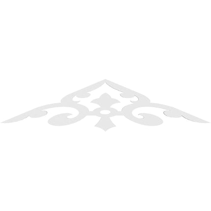 Ekena GPP072X015X100WHI Gable Pediment, Primed, 72" W x 15" H x 1" P (5/12)
