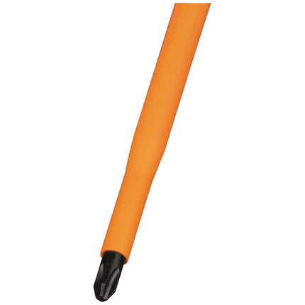 Klein Tools 6876INS Insulated Screwdriver, 1000V #3 Phillips Tip Screwdriver with 6-Inch Shank, Tip-Ident, Cushion-Grip Handle