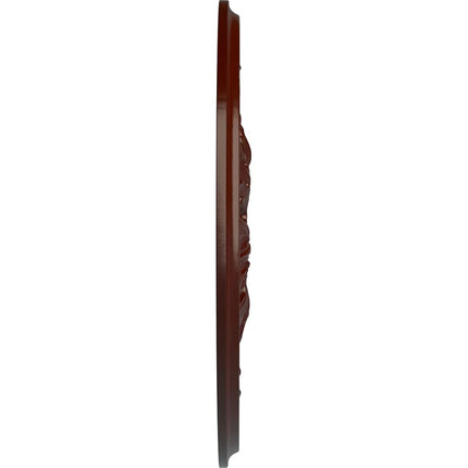 Ekena Millwork CM12LEBMF Legacy Acanthus Ceiling Medallion, Hand-Painted Brushed Mahogany, 12.75" W x 12.75" H
