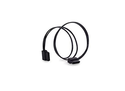 SilverStone Technology CP11B-300 300mm (11.8 in.) Ultra Thin 6Gb/s Lateral 90-Degree SATA Cable with Custom Low-Profile Connectors, SST-CP11B-300