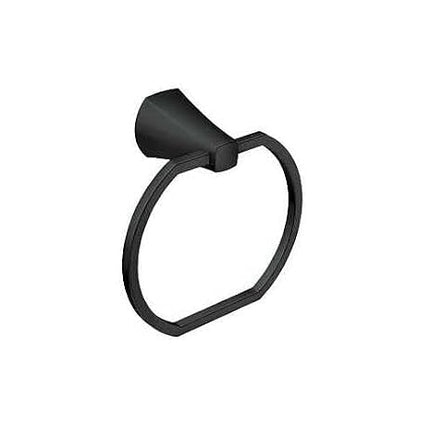 Moen MY8786BL Lindor Matte black towel ring Matte Black