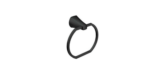 Moen MY8786BL Lindor Matte black towel ring Matte Black