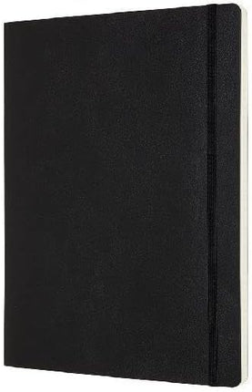 Moleskine Pro Notebook A4, Soft Cover, Personal Data, Content List, Goals, Project Planning, Travel Planning, Notes Pages, Plain Pages, Elastic Closure, Format XL 19x25 cm, Color Black