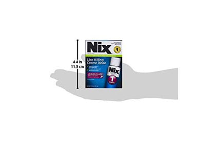 Nix Lice Killing Creme Rinse | Includes Nit Removal Comb | 2 FL OZ