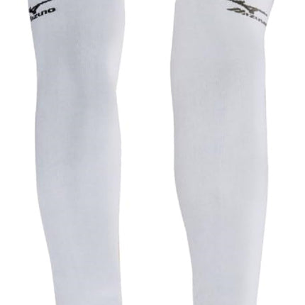 Mizuno Women's Arm Sleeves, White, OSFM