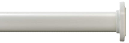 Ivilon Tension Curtain Rod - Spring Tension Rod for Windows or Shower, 54 to 90 Inch. Ivory