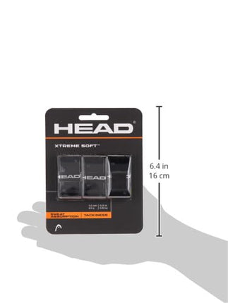 HEAD Xtremesoft Overgrip 3 Pack (Black)