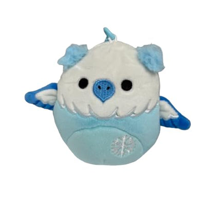 Squishmallows KellyToy Officiel Noël 2023 Clip-on Peluche 3,5 pouces (Duane Griffin)