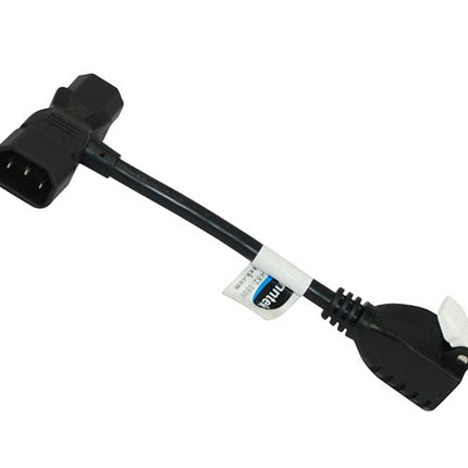Conntek Câble Dr.T-Xtra IEC C13/C14 vers fiche américaine à 3 broches, 7 pouces, 13A 125V