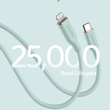 Anker <b>641</b> USB-C to Lightning Cable (Flow, Silicone)