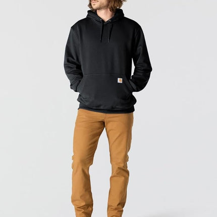 Carhartt Men's Big & Tall Rain Defender Paxton Heavyweight Hooded Sweatshirt - Black -