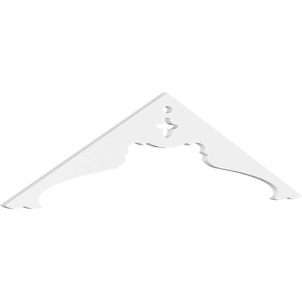 Ekena GPP060X015X100HEA Gable Pediment, Primed, 60" W x 15" H x 1" P (6/12)