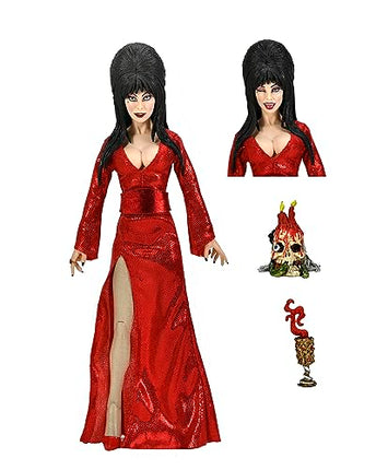 NECA - Elvira Red Fright and Boo 8" Clothed Action Figure