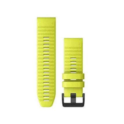 Garmin 26mm QuickFit watch band, Silicone, Amp Yellow