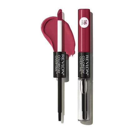 Revlon ColorStay Overtime Liquid Lip Color, Stay Currant [280] 1 ea { 2 Pack }