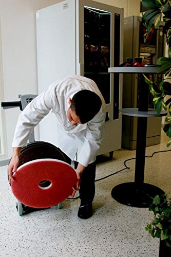 3M Floor Buffer Pad - 16 inch - Red 5100 - 5 Pads per case - Commerical Buffing