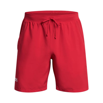 Under Armour Men's Launch Run 7 Inch Unlined Shorts, (600) Red/Red/White, X-Large