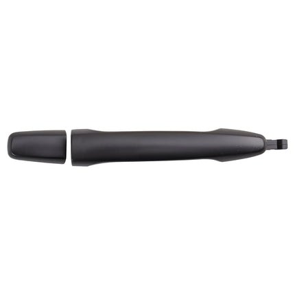 TRQ Door Handle Outside Smooth Black Front RH Comp