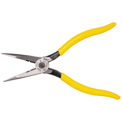 Long Nose Side Cutting and Wire Stripping Pliers, Heavy Duty, 20 cm Klein Tools D203-8N