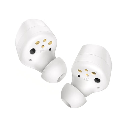 Auriculares Sennheiser Momentum True Wireless 3 - Auriculares intrauditivos Bluetooth para música y llamadas con cancelación de ruido adaptativa, carga inalámbrica Qi, 28 horas de batería y diseño compacto, blancos