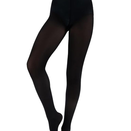 Capezio girls Hold & Stretch Footed Tight Dance Tights - Black -