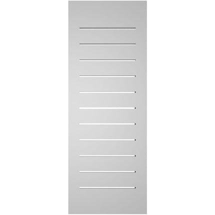 14"W x 38"H Rectangle Surface Mount PVC Gable Vent: Functional, w/ 2"W x 2"P Brickmould Sill Frame