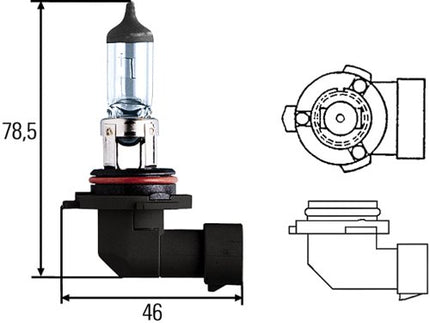 Hella 9006: Bulb 9006/Hb4 12V 55W P22D T4