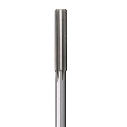 Drill America DWRR Series Qualtech High-Speed Steel Chucking Reamer, Straight Flute, Round Shank, Uncoated (Bright) Finish, 3/64" Size, Pack of 1