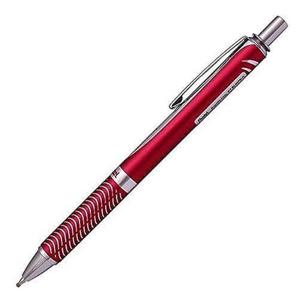 Pentel BL407-A line width, liquid gel-roller sterling with a pressure mechanism, 0.35 mm red