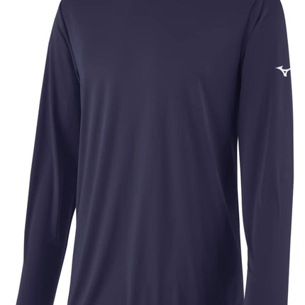 Mizuno Men's Nxt Long Sleeve Tee T-Shirt, Navy, XX-Large
