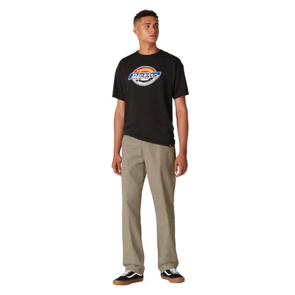 Pantalones de skate ajustados para hombre Dickies – Pantalones de alto rendimiento elásticos con rodillas reforzadas para mayor durabilidad, color arena del desierto, 33W x 30L