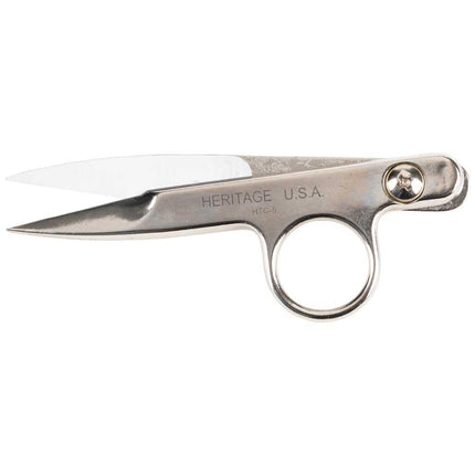 Klein Tools HTC5 Scissors, Made in USA, Threadclip with Spring Action for Automatic Opening, 4-1/2-Inch