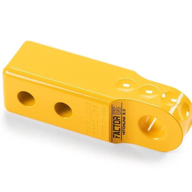 Factor 55 00020-03 Hitchlink 2.0 Rated at 9500 lb Ultimate Failure at 51,000 lb Convert Your Vehicles Hitch Receiver into a Recovery Point. Ideal for 4x4 Off Road Adventures � Yellow