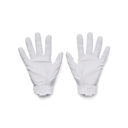 Under Armour - Mens Clean Up Batting Gloves, Color White (100), Size: XX-Large