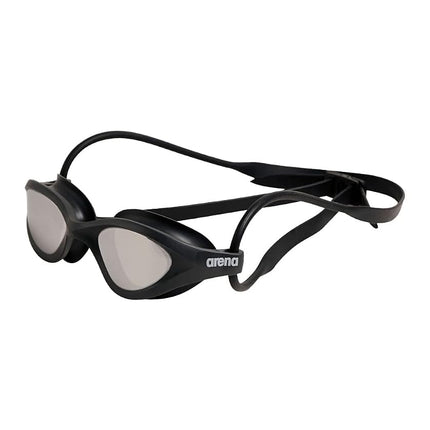 ARENA Unisex 365 Swim Goggles for Fitness Swimmers Comfortable Anti-Fog Watertight Design Mirror Lens Lap Swimming Men and Women, Mirror Silver/Dark Gray/Black