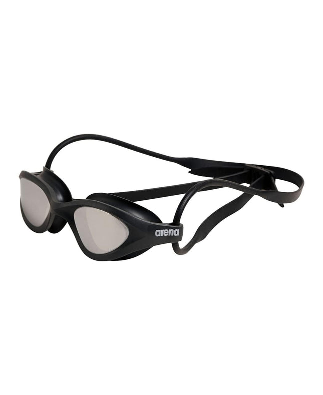 ARENA Unisex 365 Swim Goggles for Fitness Swimmers Comfortable Anti-Fog Watertight Design Mirror Lens Lap Swimming Men and Women, Mirror Silver/Dark Gray/Black