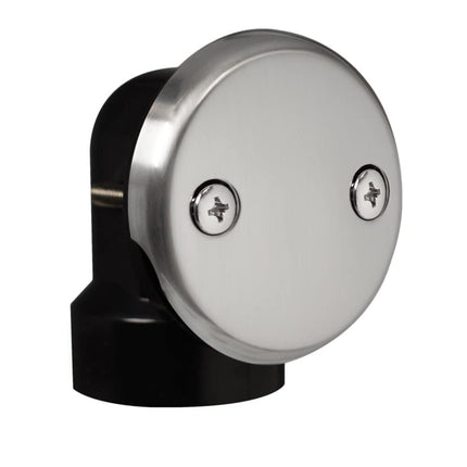 Westbrass Tip-Toe SCH. 40 ABS Desagüe de bañera con codo de dos orificios, acero inoxidable, D4931-20