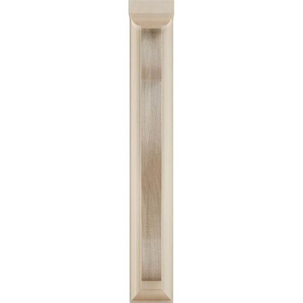 Ekena BKT01X06X08BURW 1 1/2-Inch Width x 6-Inch Depth x 8 1/2-Inch Height Bulwark Bracket - Rubber Wood