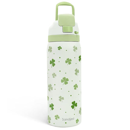 Shamrock Insulated Stainless Steel Water Bottle wi