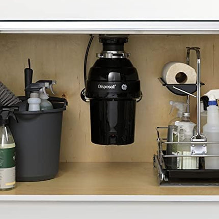 Triturador de Residuos de Alimentos GE GFC1020V Deluxe de Alimentación Continua, 1 Caballos de Fuerza