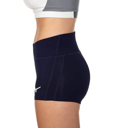 Mizuno Women's Apex 2.5" Inseam Volleyball Short, Navy, XX-Small