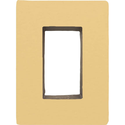 Ekena Millwork PNUEC04X08SA 4" W x 3" D x 7 7/8" H Universal Electrical Cover for Stonewall Faux Stone Siding Panels, Soft Ash
